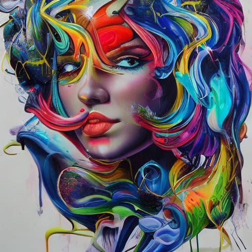 blonde curly with glasses, Candy art style - AI Generated Artwork ...