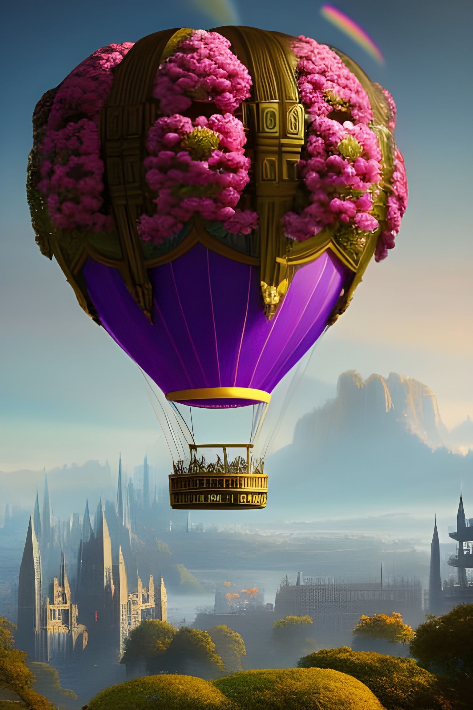  hot air balloon 