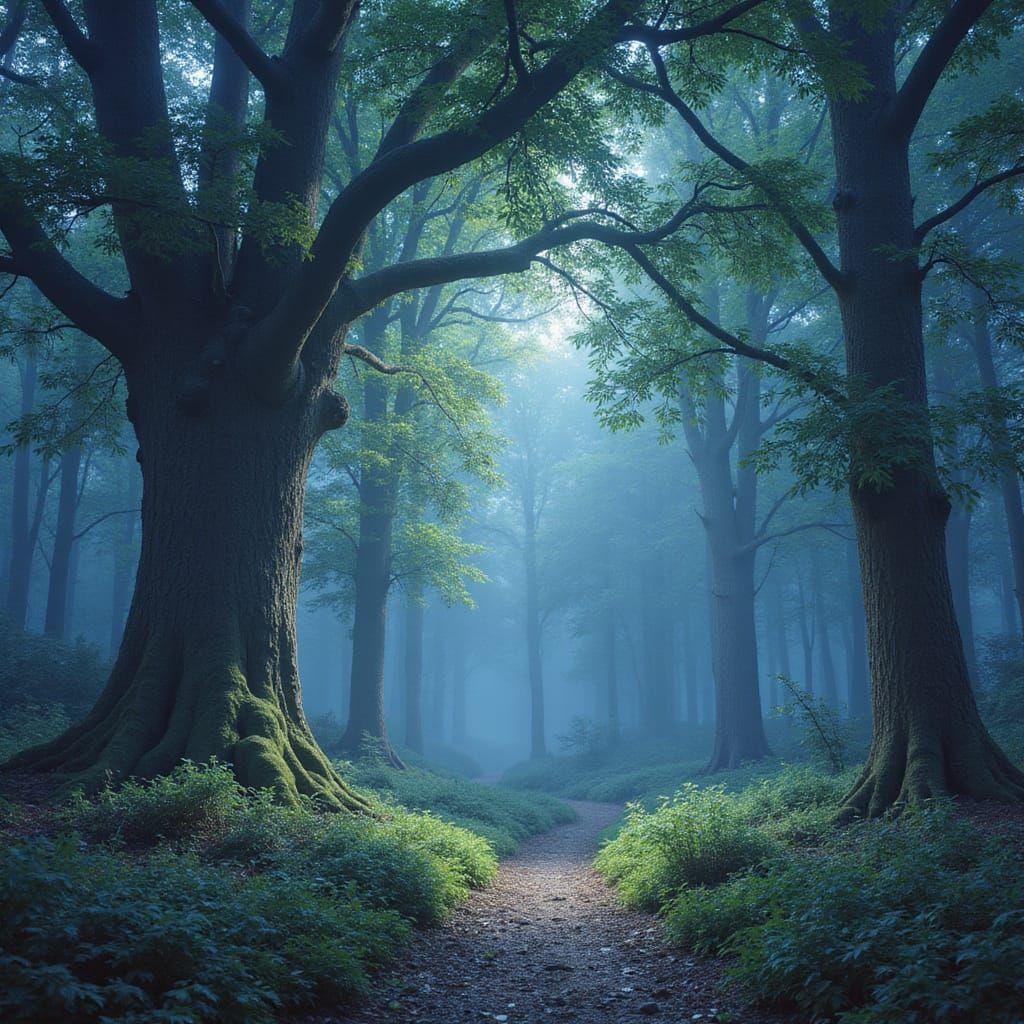 Deep beyond the mortal realms, where twilight never fully yields to dawn nor dusk, sprawls the ancient fae-forest of Élthären—a living tapes...