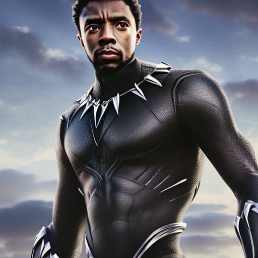 Chadwick Boseman as Black Panther false