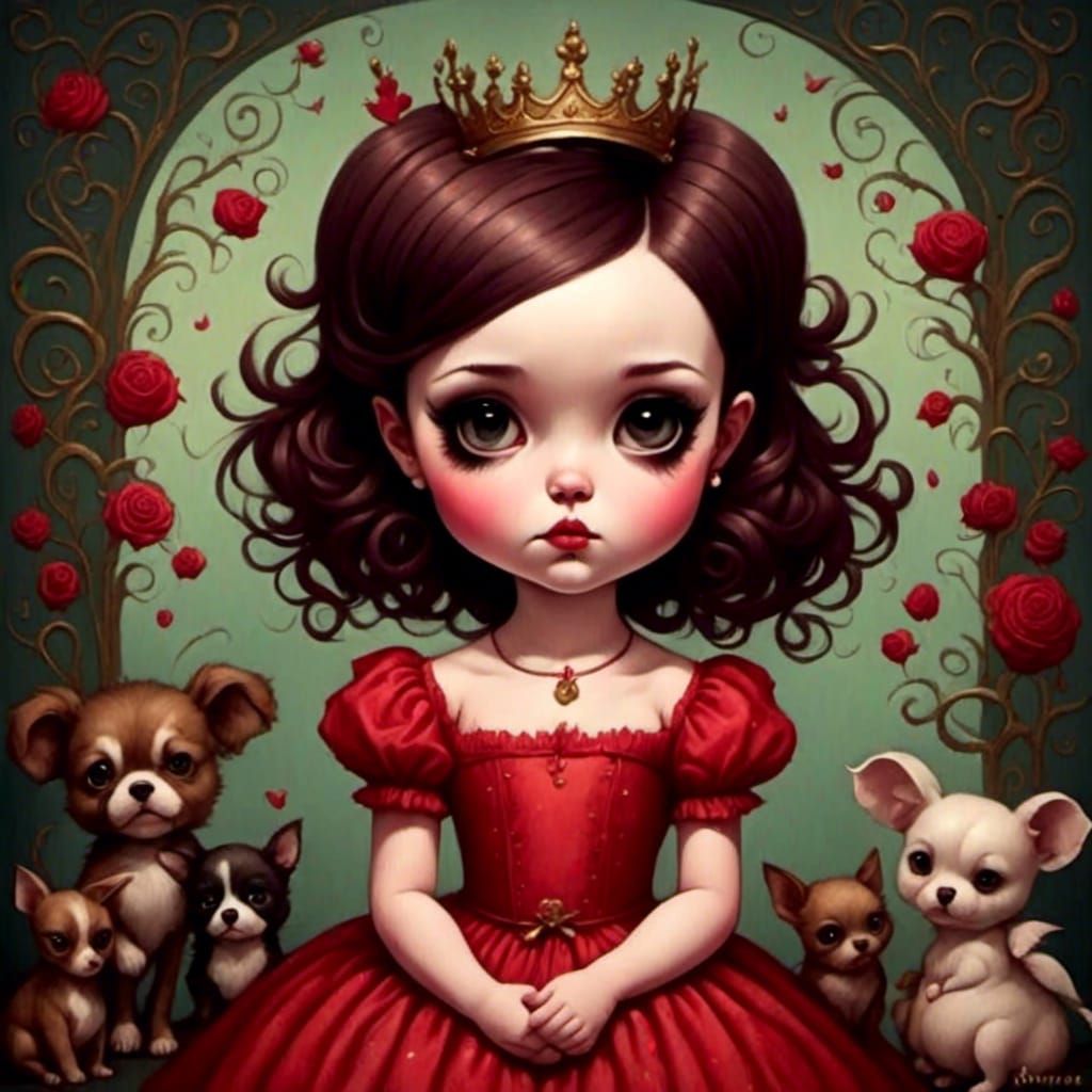 <lora:golly:1.0> Pretty fairy tale princess mark ryden