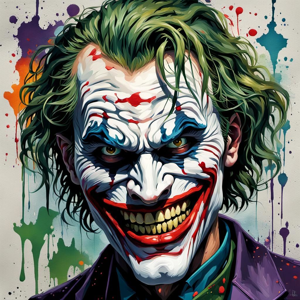 Joker - AI Generated Artwork - NightCafe Creator