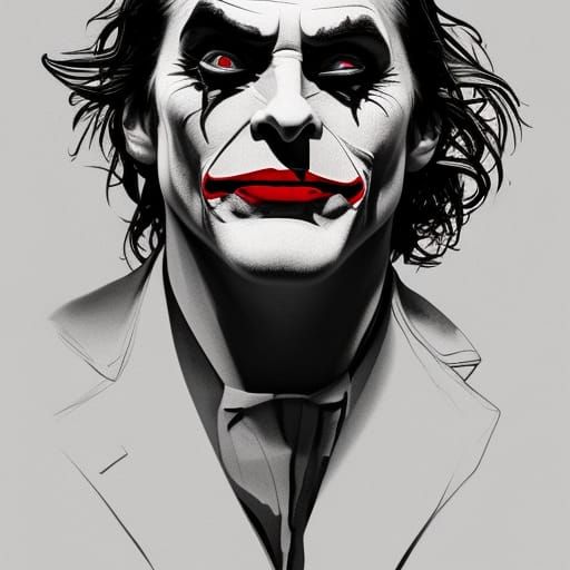 CHRISTIAN BALE AS THE JOKER - AI Generated Artwork - NightCafe Creator