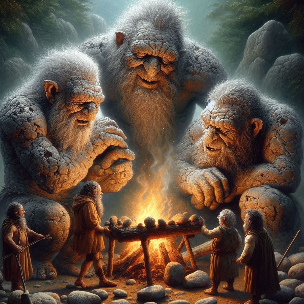 Petrified Trolls  by @Bad Hobbit