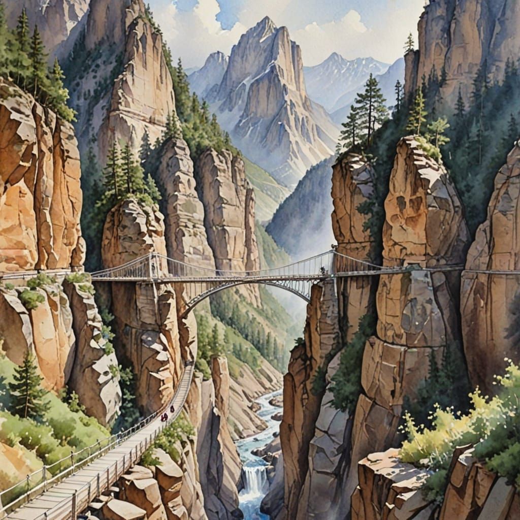 Canyon Bridge  by @DM CDT