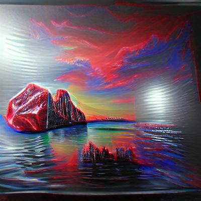 Deeprock 8K 3D 8k resolution acrylic art