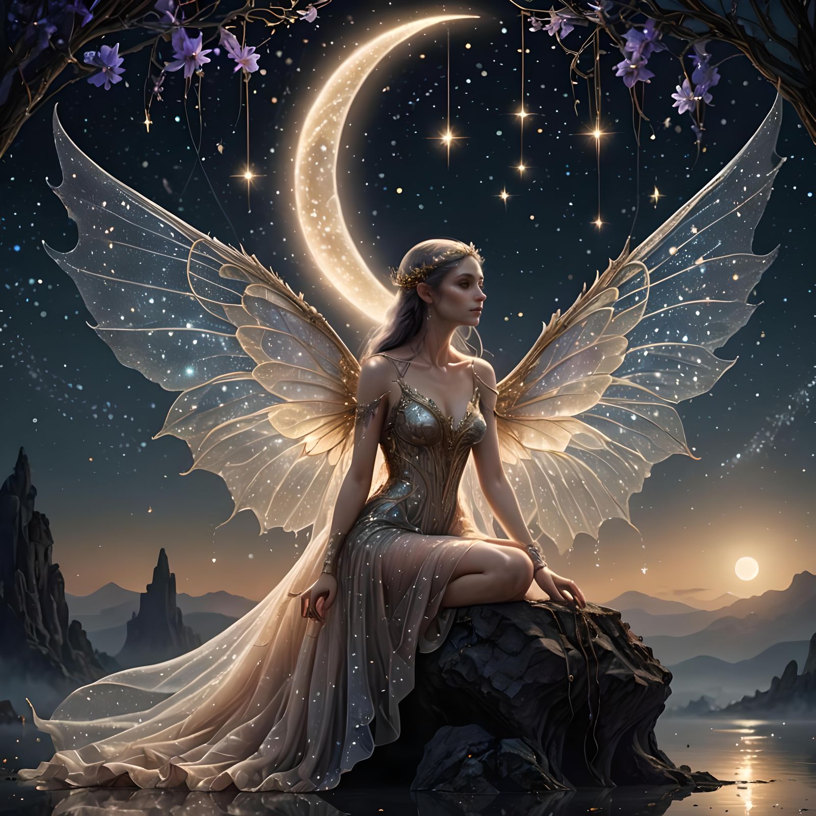 The moonlight fairy   by @undefined