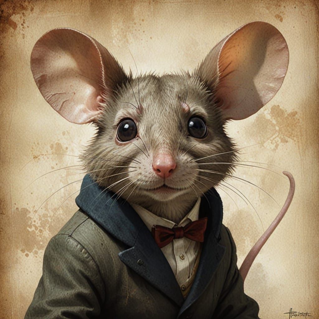 Gentlemouse  by @Ogresse