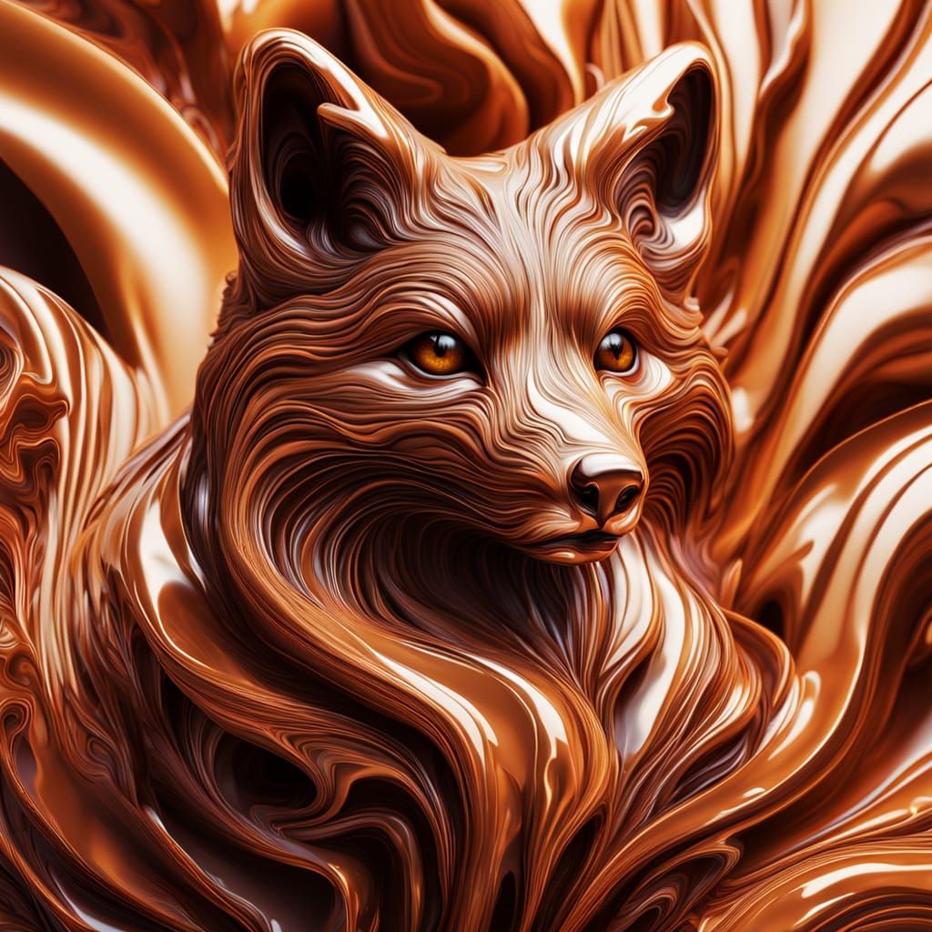   fluffy fox    by @Maria_fairy_id