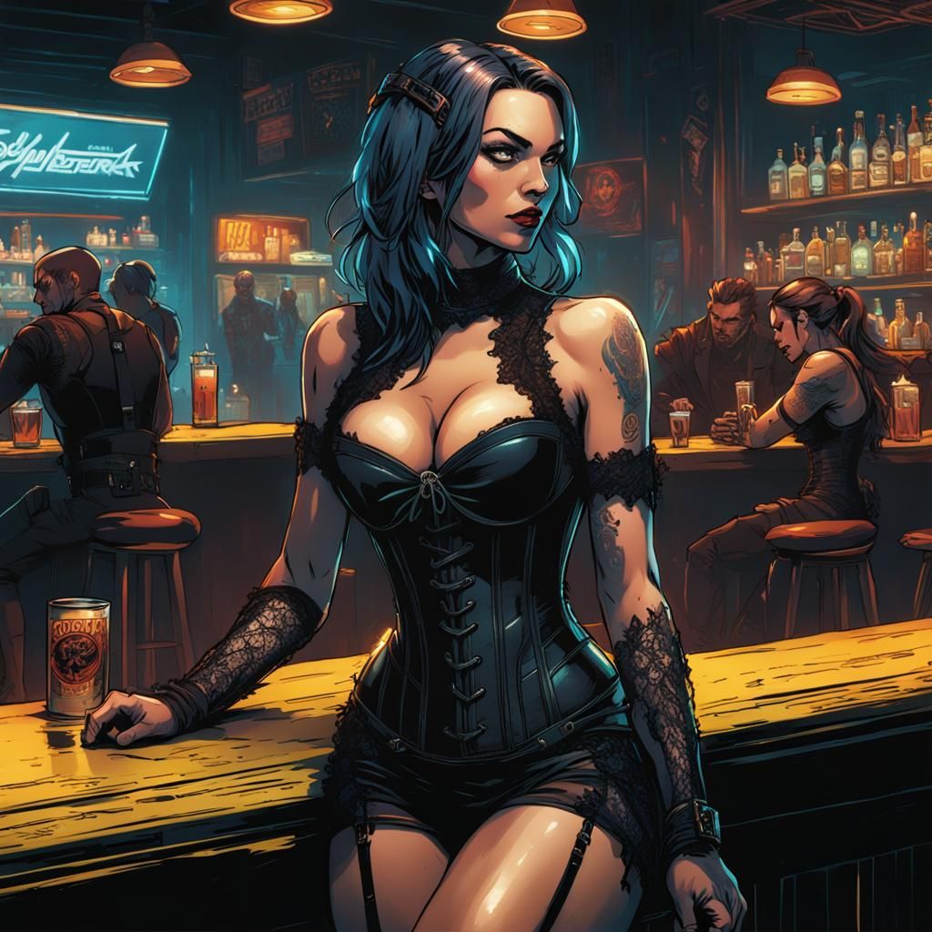 Bar maid