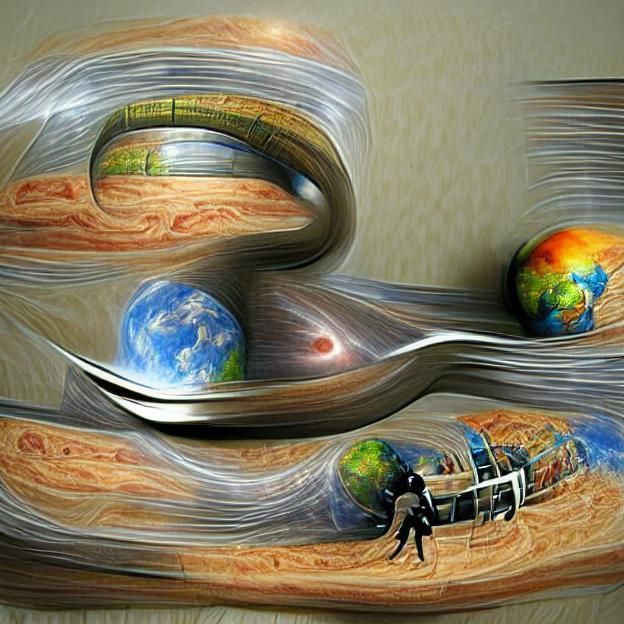 Space time and reality bending by human