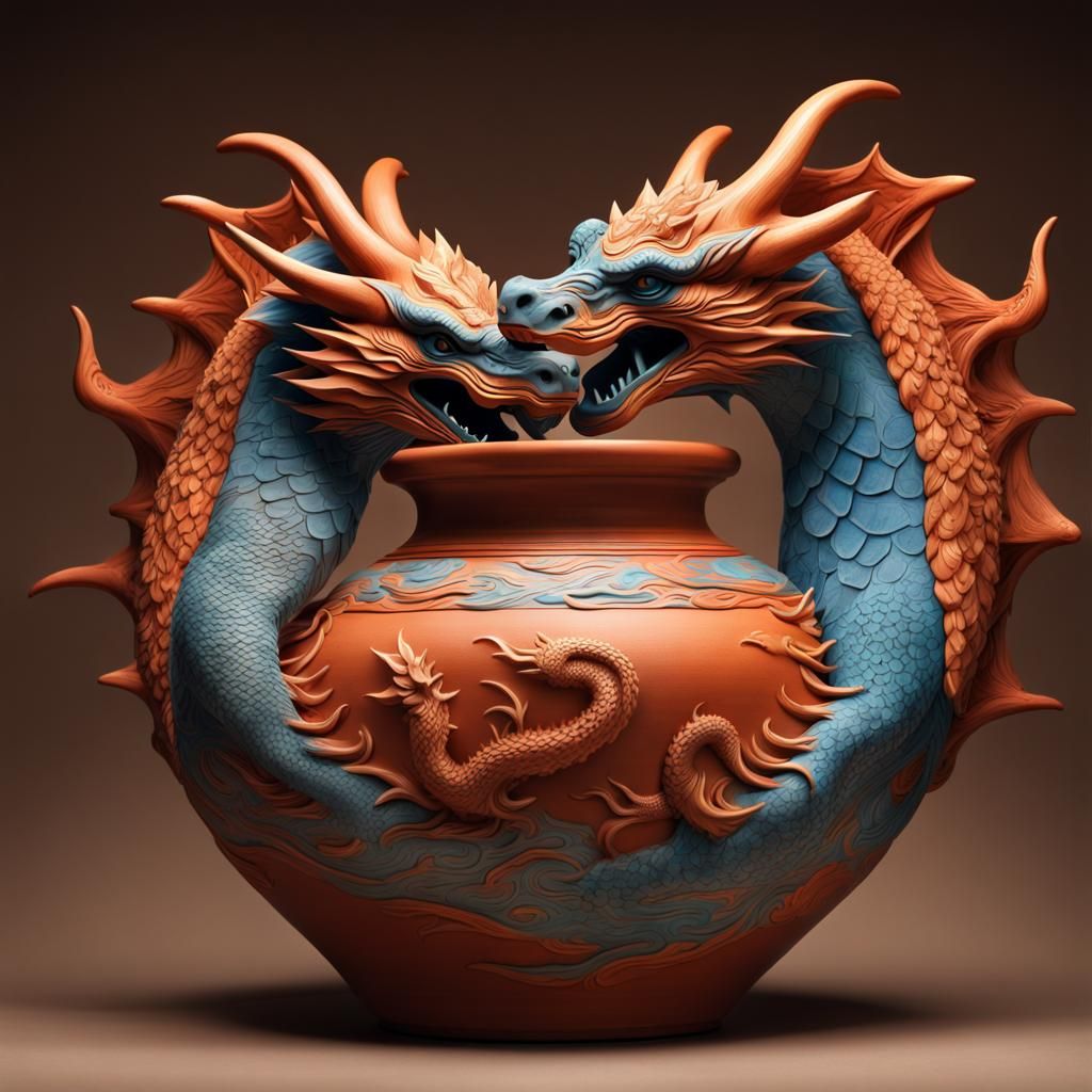 Eccentric Clay Pottery  by @niina