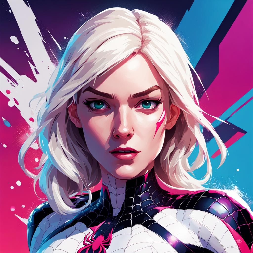 spider Gwen - AI Generated Artwork - NightCafe Creator