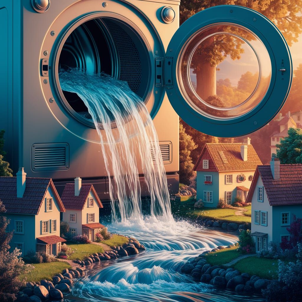 Waterfalls in Unexpected Places   by @Nicky