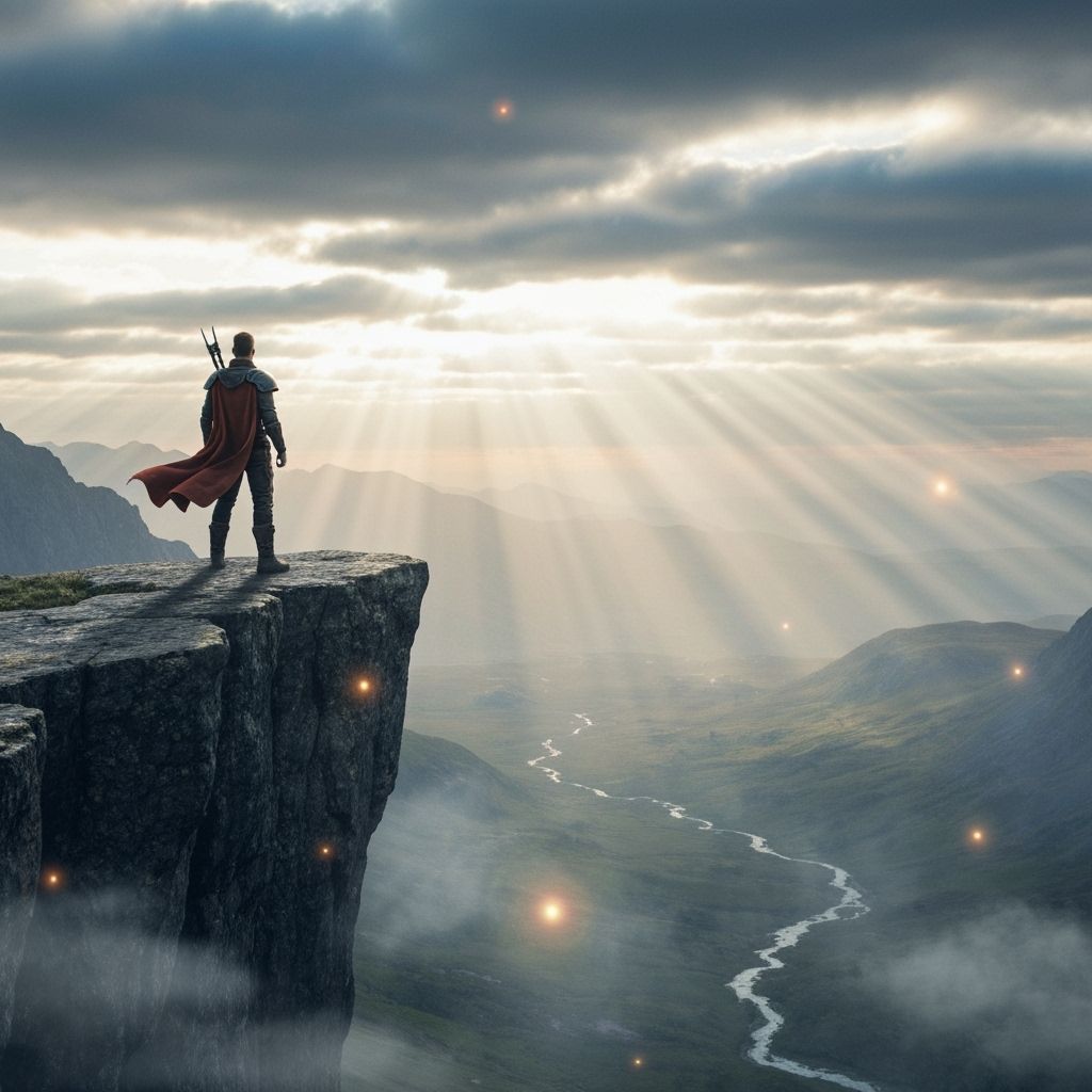 Majestic Landscape: A Cinematic Vision of Triumph