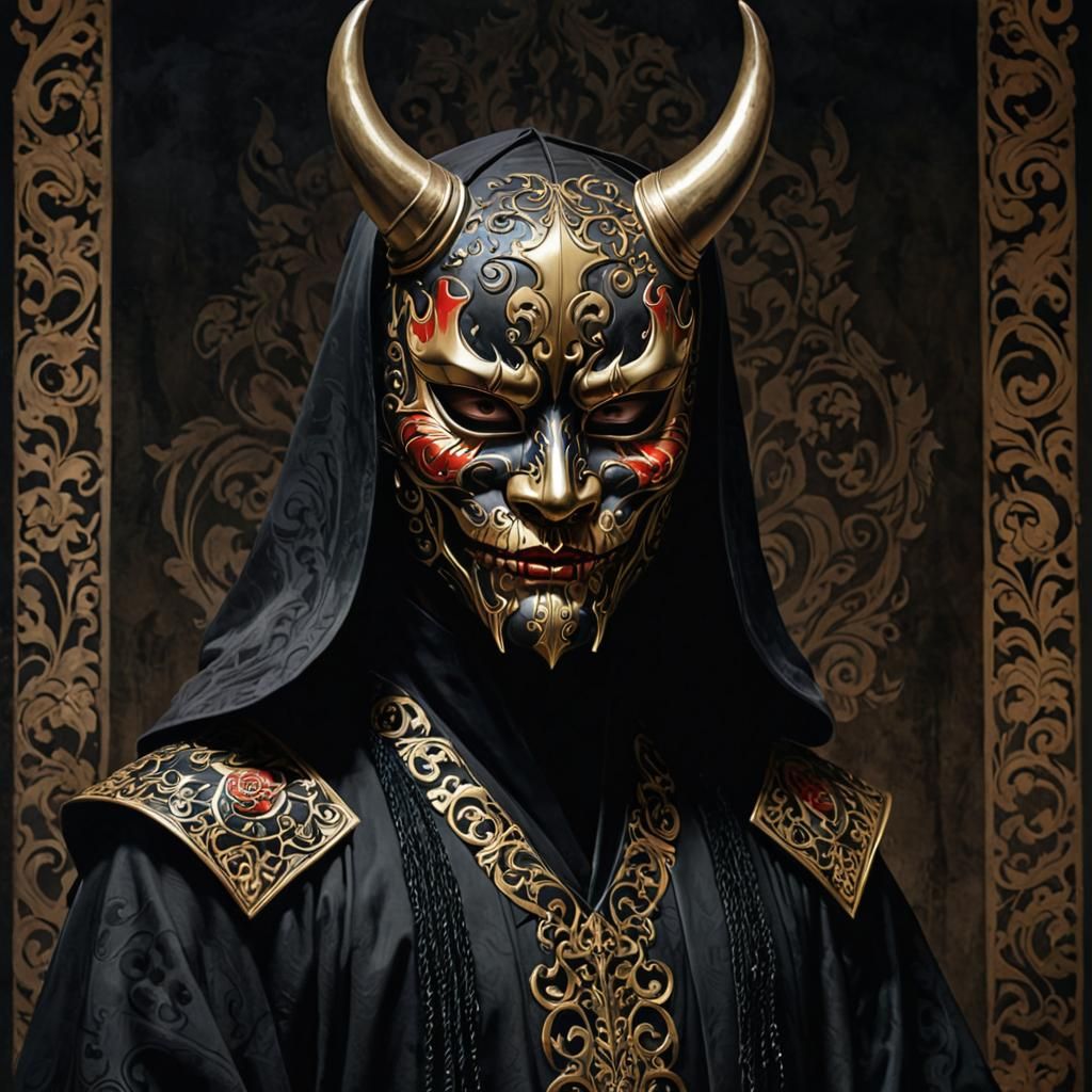 Demon Masquerade  by @Toad_Warrior