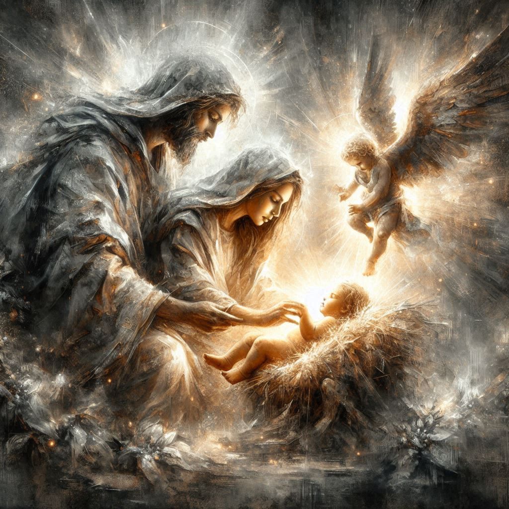 The birth of Jesus   by @Marijana