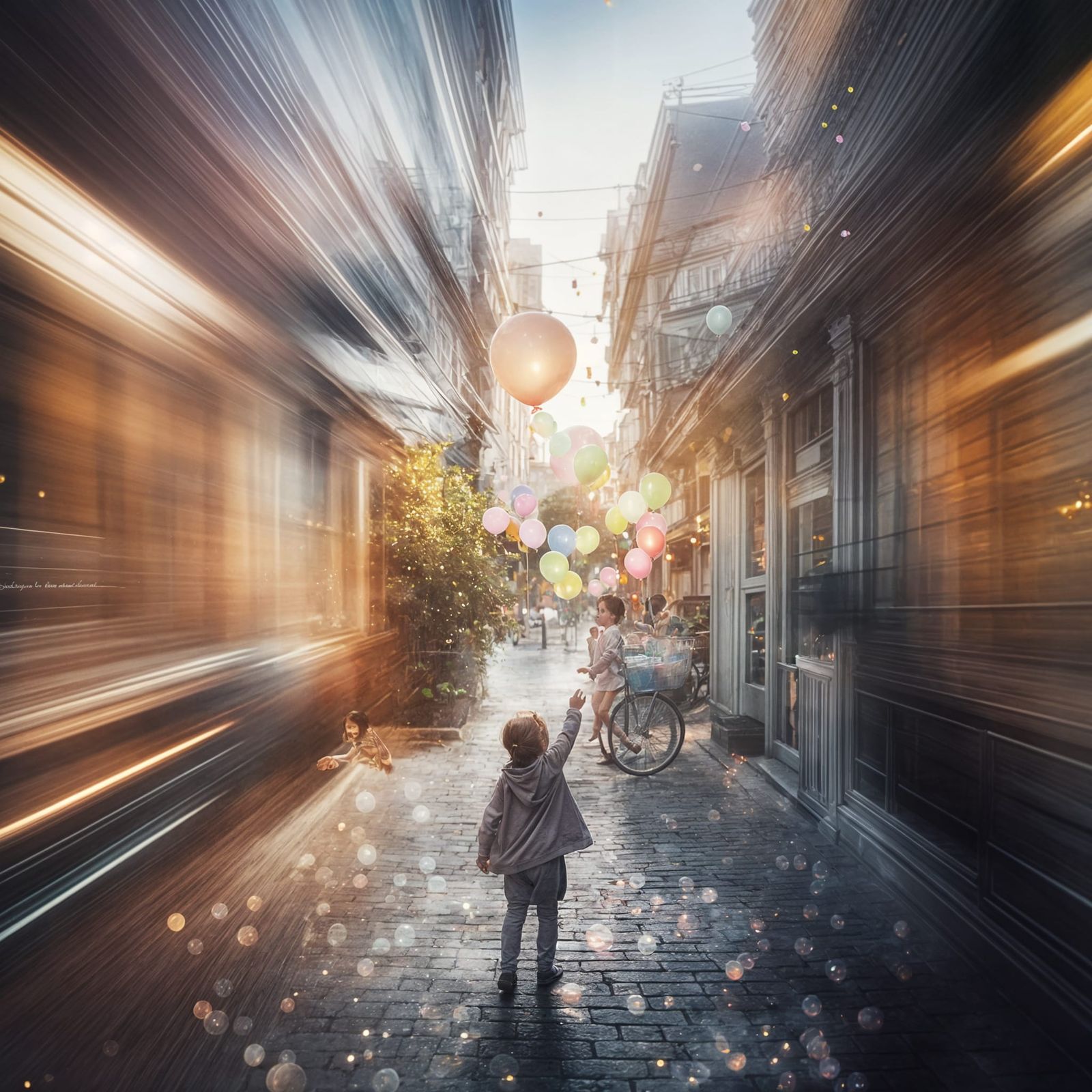 Dreamy Blur of a Balloon that Floated Away!  by @YYZ-5050