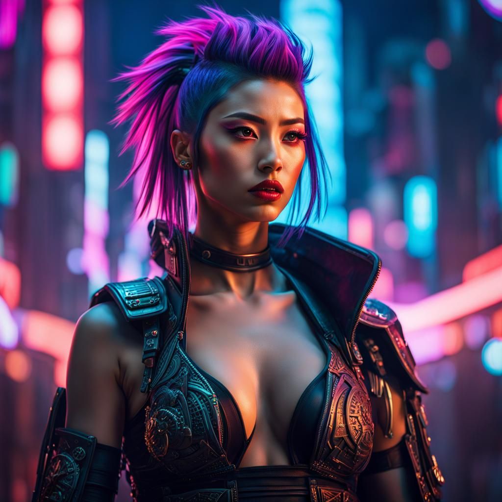 Cyberpunk girl
