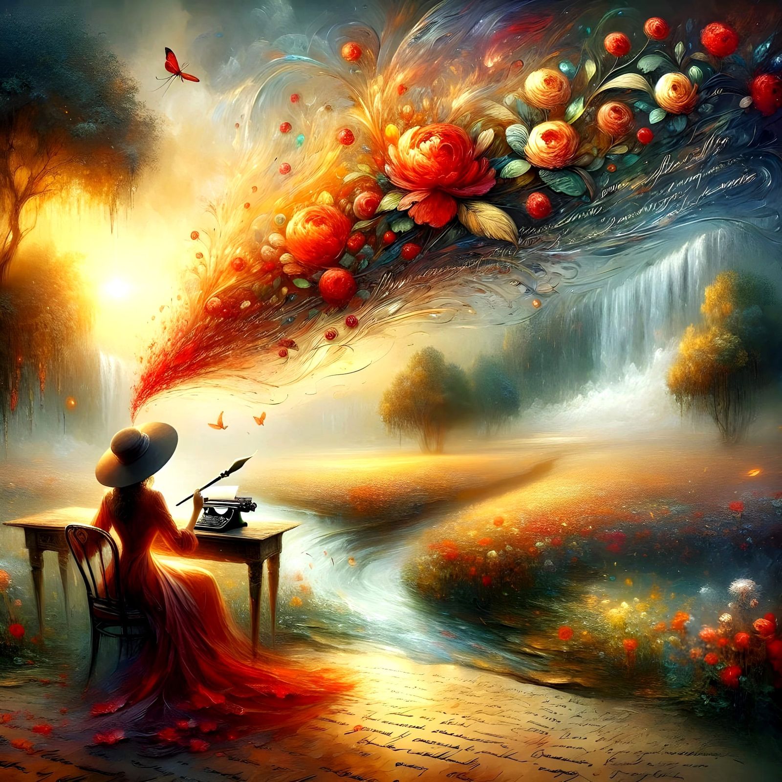 expressive brushstrokes