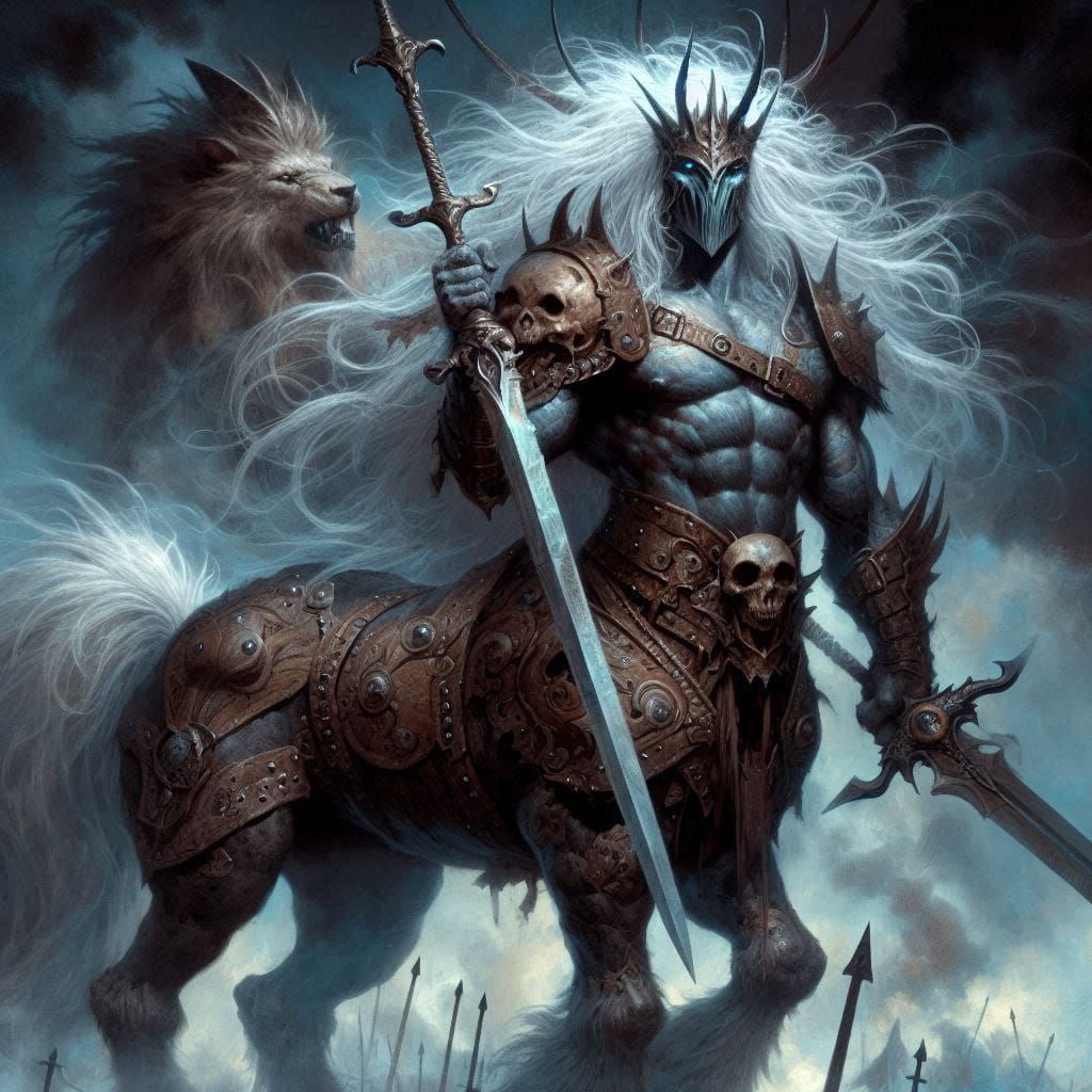 Hrimfaxi Barbarian Centaur