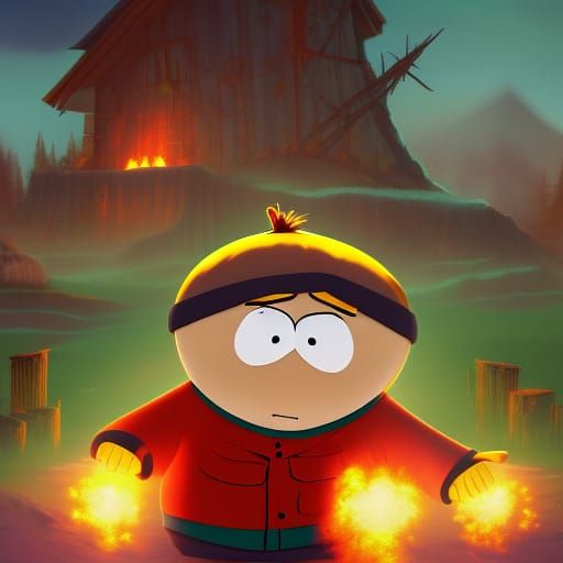 Southpark Eric Cartmen - AI Generated Artwork - NightCafe Creator