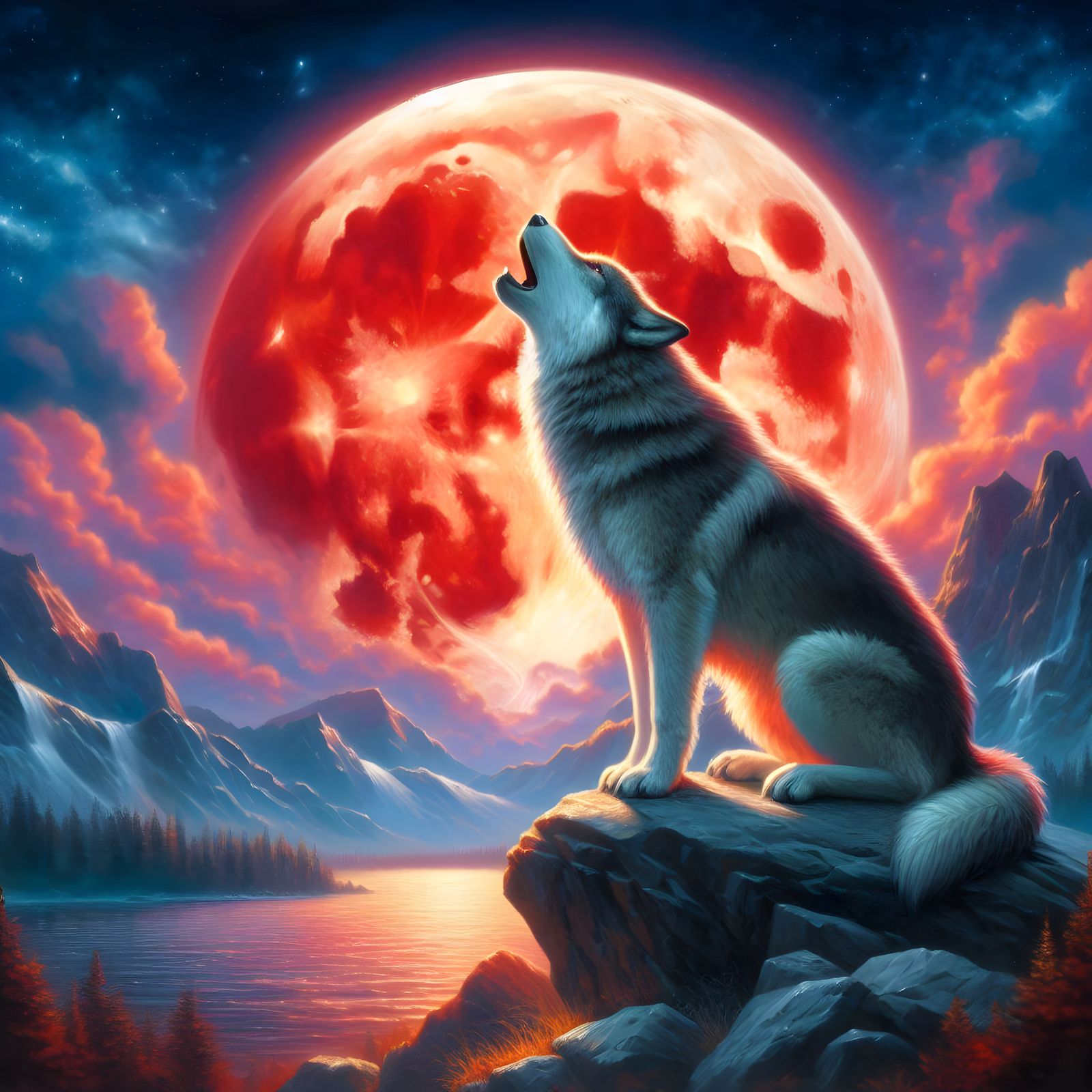 Howling At The Blood Moon #4