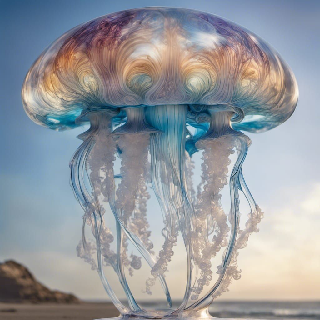 Jellyfish - AI Generated Artwork - NightCafe Creator