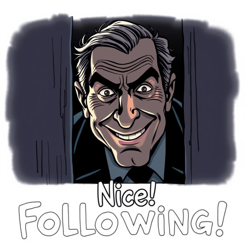 Noir Cartoon.  Nice!  Following!