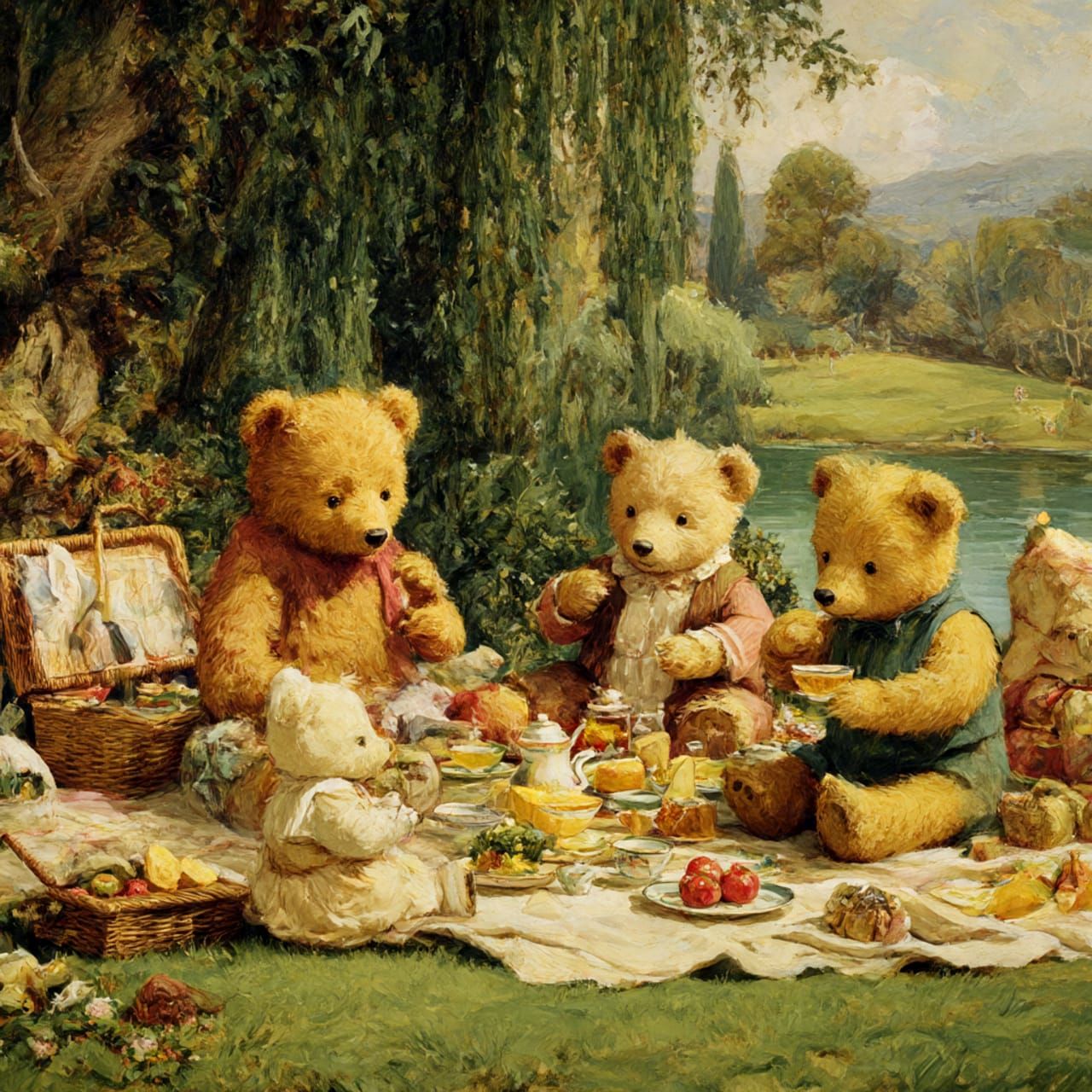Teddy Bears' Picnic in the style of Honor C Appleton (4)
