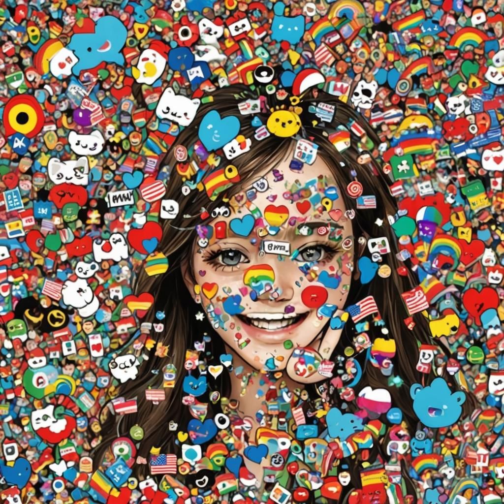 Emoji Composition: Animals, Food, and Symbols