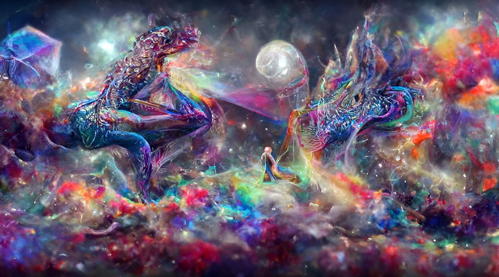 Dragon Gods - AI Generated Artwork - NightCafe Creator