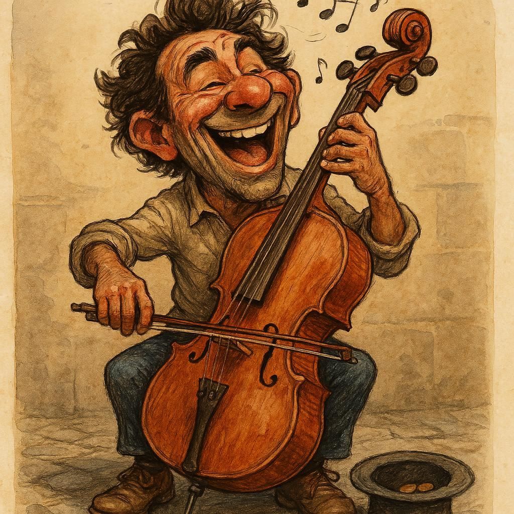 Street cellist