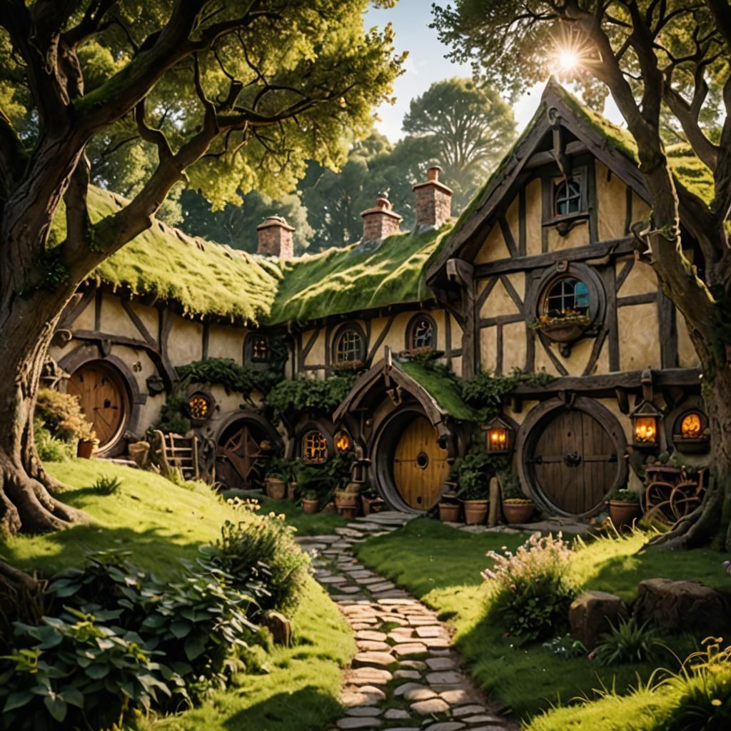 The lord of the rings the shire set in the future when one story is not enough  by @Fez