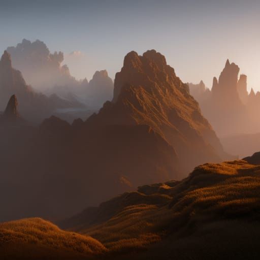 Fantastical Matte Painting in Deep Color