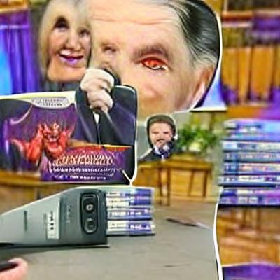 Televangelist possessed by demons VHS recording