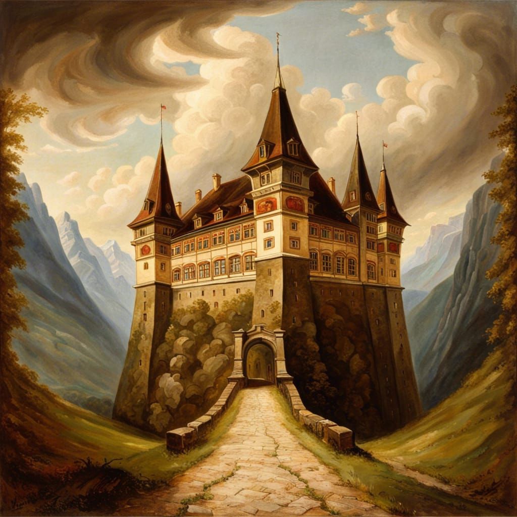 Dramatic castle