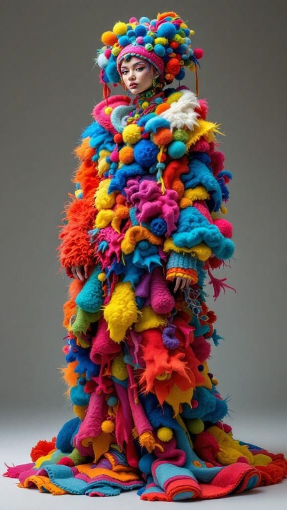 Fuzzy Felt Fashion