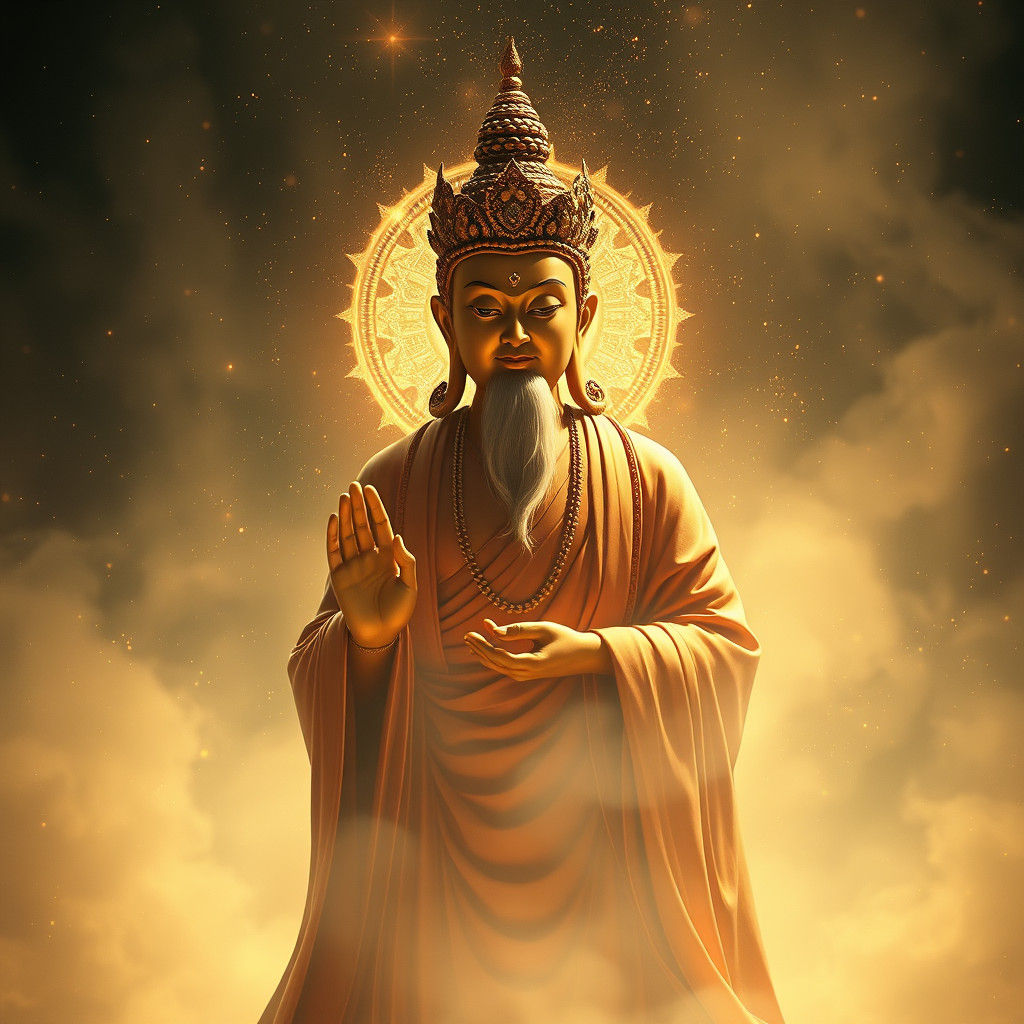Bodhisattva: Ethereal Digital Matte Painting
