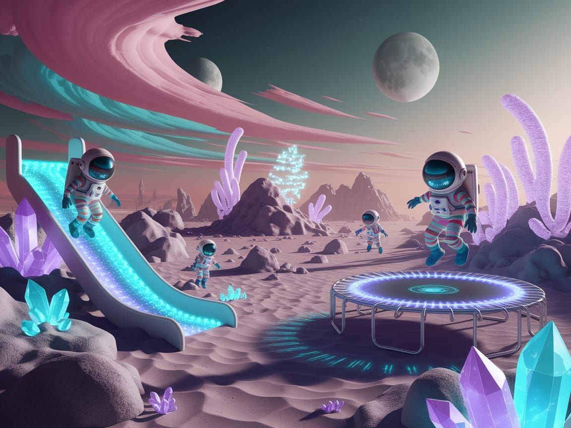 "Mars Playground – Where Kids Dream Big 🚀  by @The guitar man