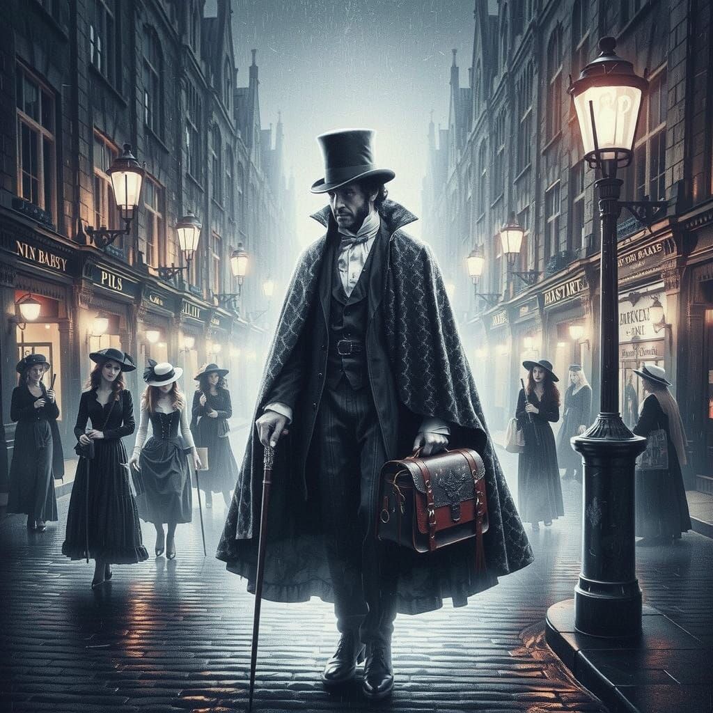 Jack the Ripper (on Bucks Row)  by @red raccoon