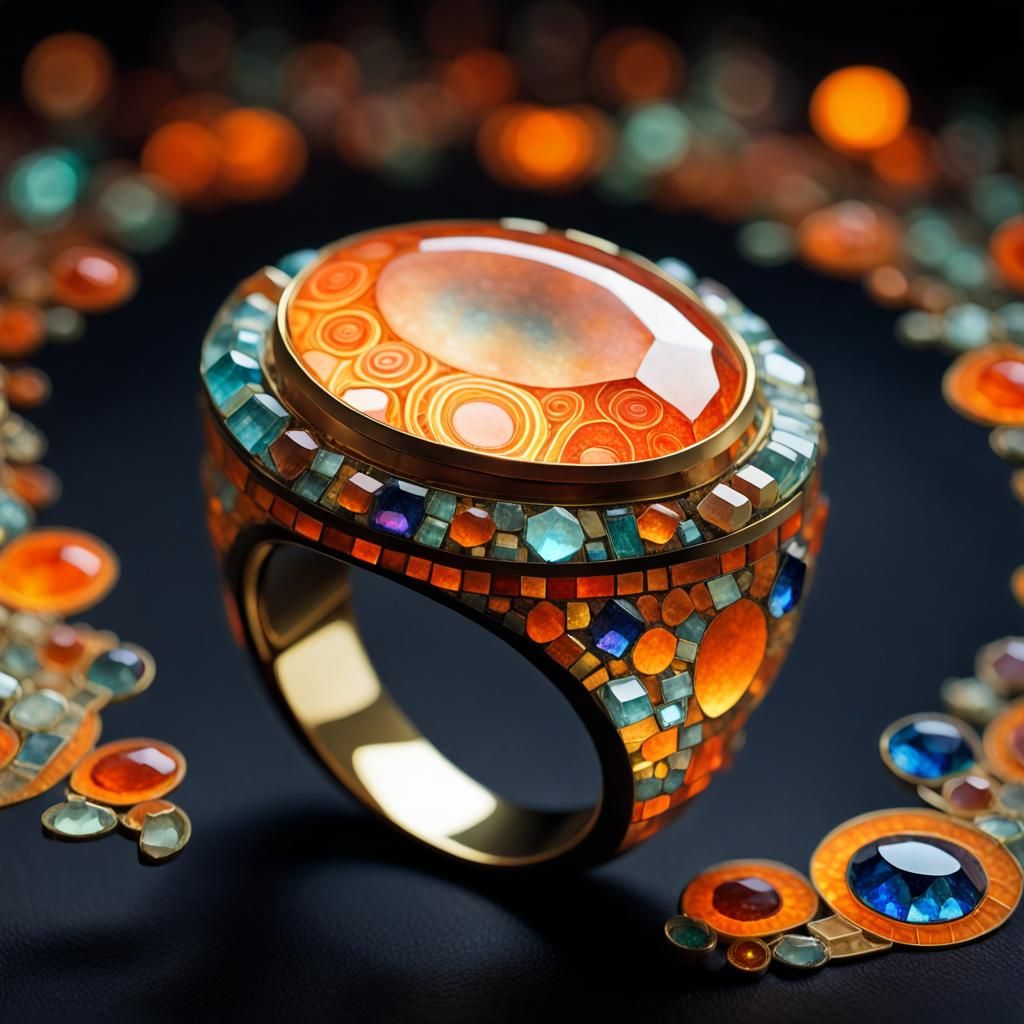 Semi Precious Costume Ring