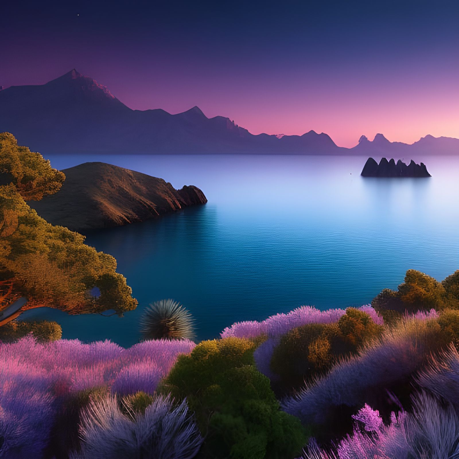 Deep Blue at Twighlight