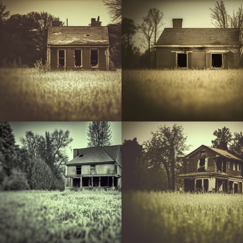 Abandoned house Professional photography, natural lighting, ...
