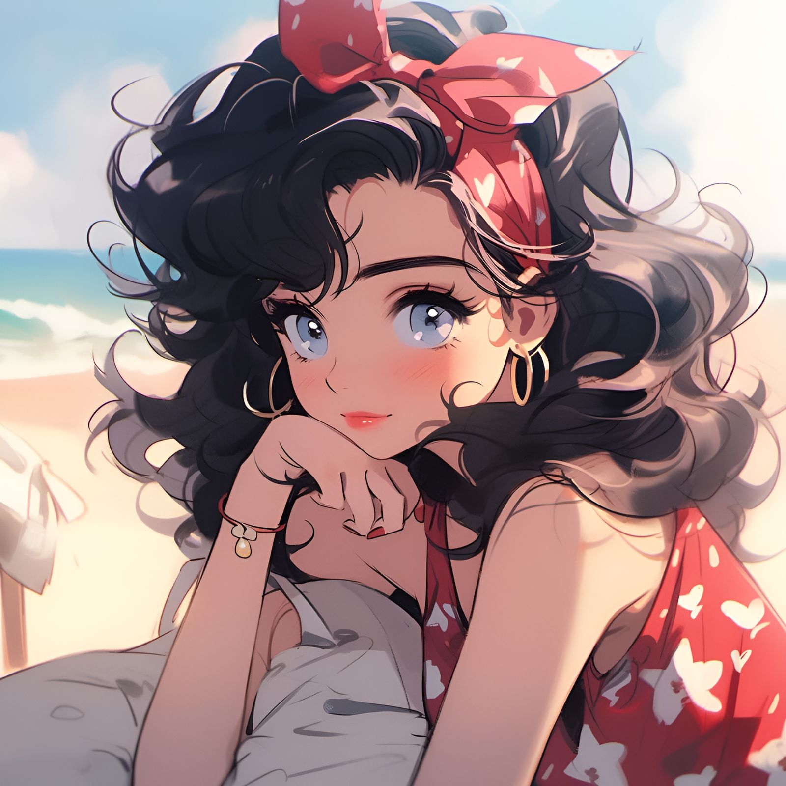 Beach Babe Bettie Page