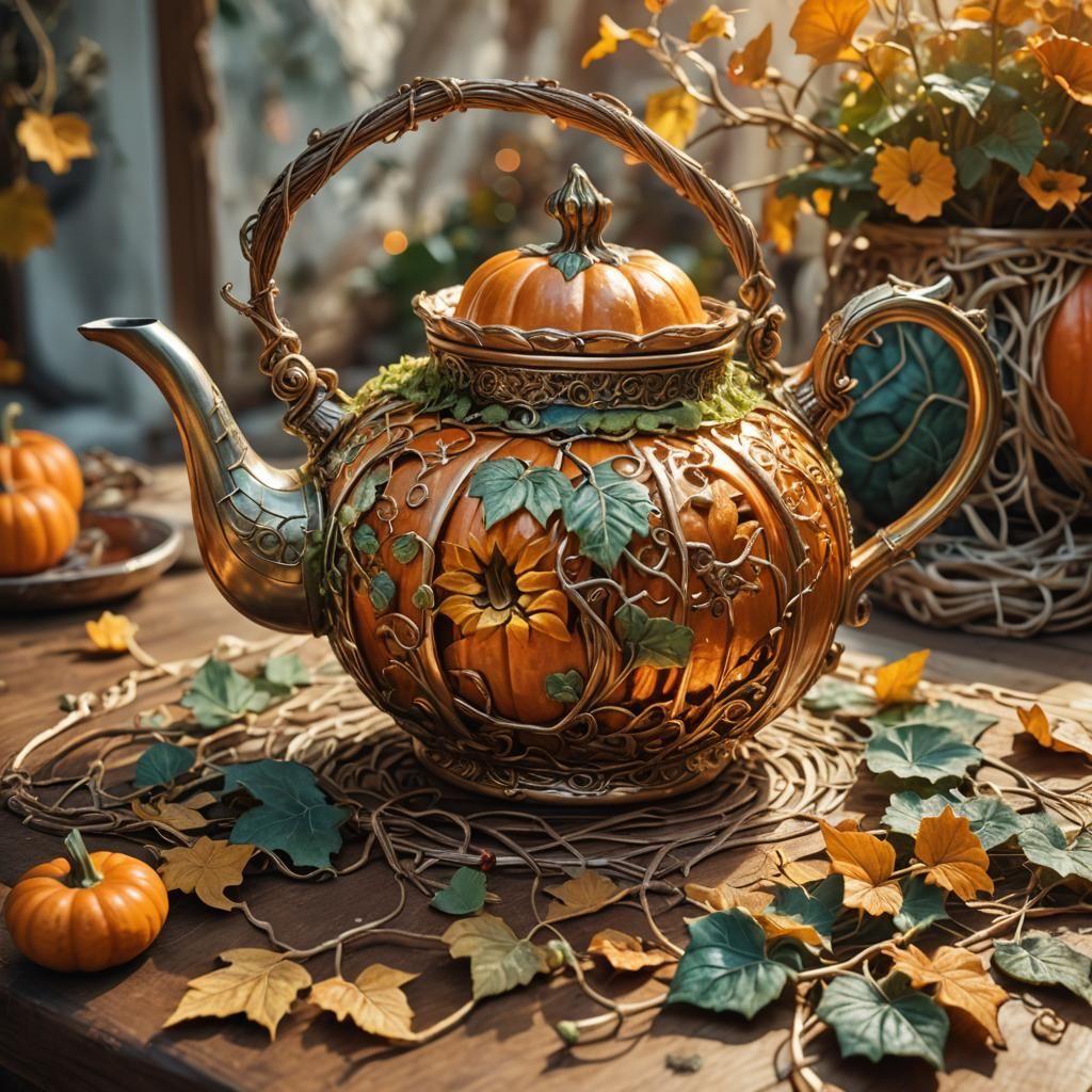 Anyone for some Pumpkin Spice Tea??  by @Jess