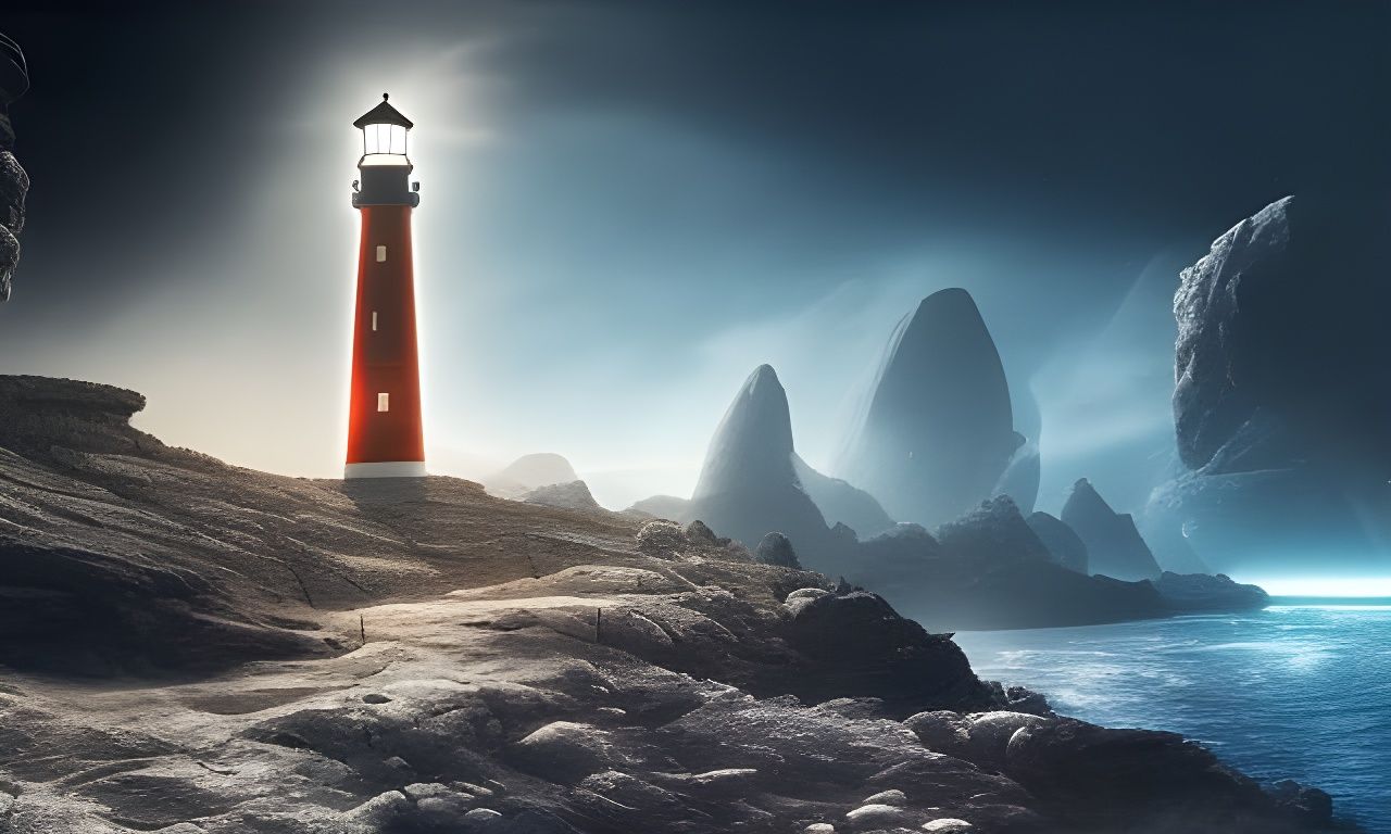 Lighthouse on another world