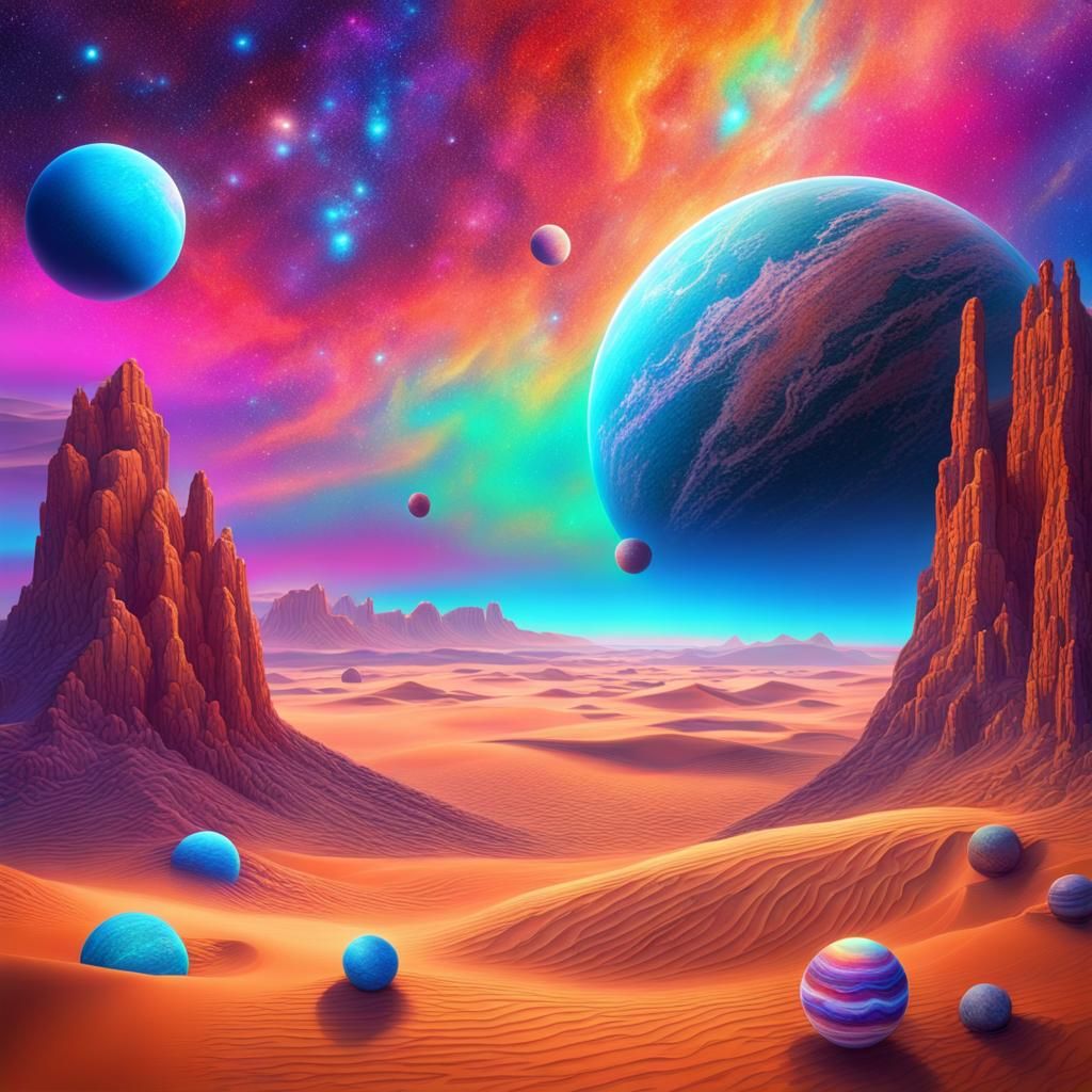 Desert sands with AI Generated Artwork NightCafe Creator