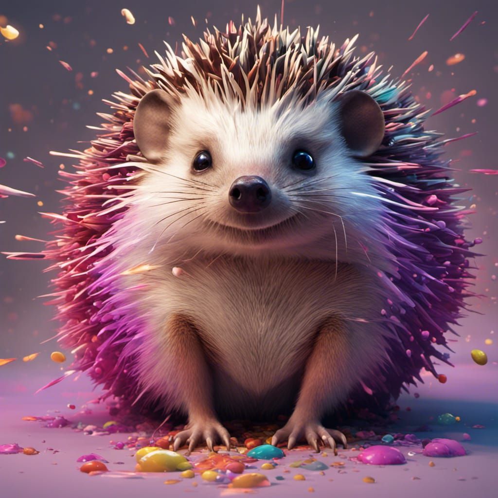 A hedgehog - AI Generated Artwork - NightCafe Creator