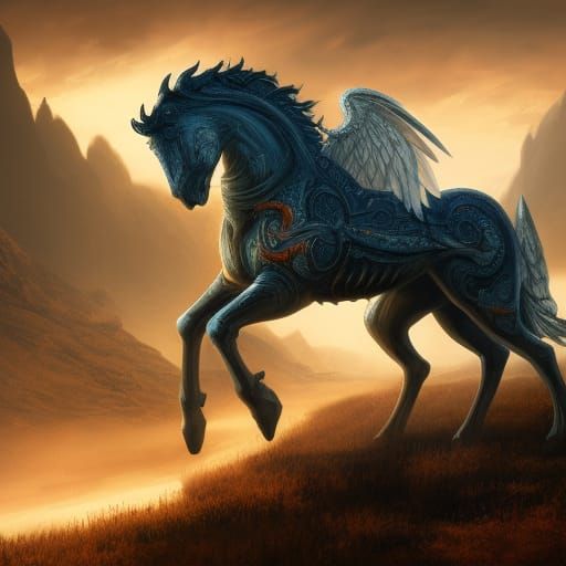 Flying Horse  by @C Olguin